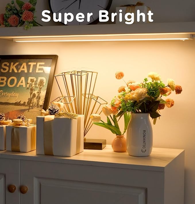 36 Inch Under Cabinet Lighting Plug in, 20W 120V 3 Color 3000K/4000K/5000K - Image 2