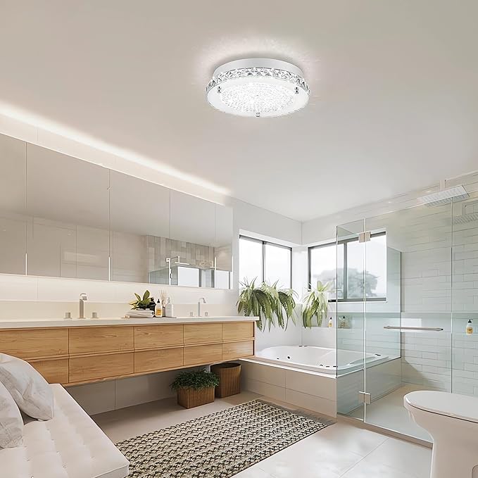 LED Ceiling Light, Auffel Minimalist Modern 11-Inch Surface Flush Mount Light - Image 4