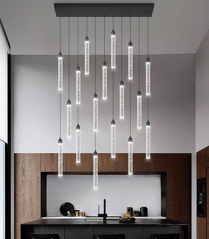 Rectangular Chandeliers 17-Lights Long Light - Image 6