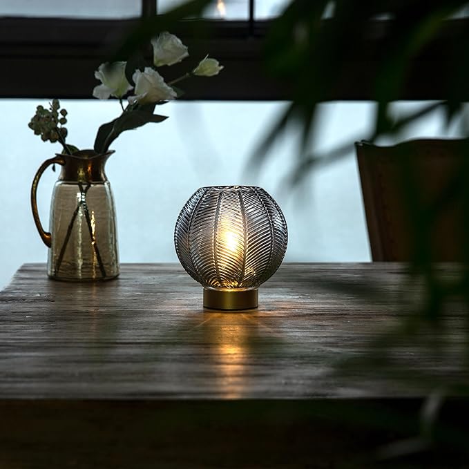 Battery Operated Lamp with Timer, Small Table Lamp Battery Powered, Cordless - Image 2