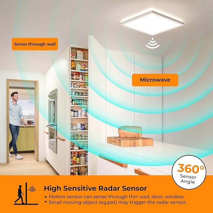 BLNAN Dimmable Motion Sensor LED Ceiling Light - Image 5