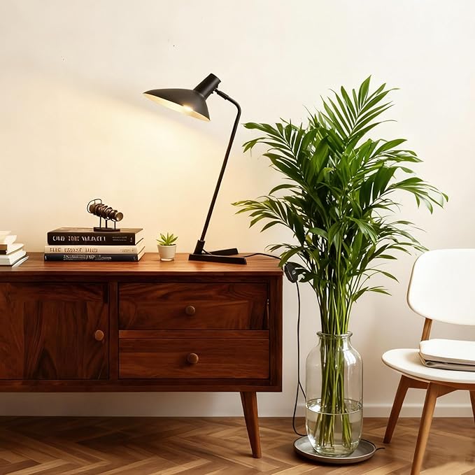 Industrial Desk Lamp Metal Modern Table Lamp 22", Adjustable Neck - Image 8