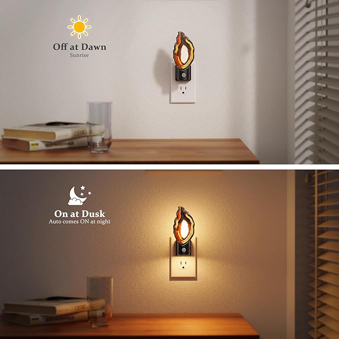 JandCase Night Lights Plug into Wall: Agate Night Light, Dimmable Night Light - Image 3