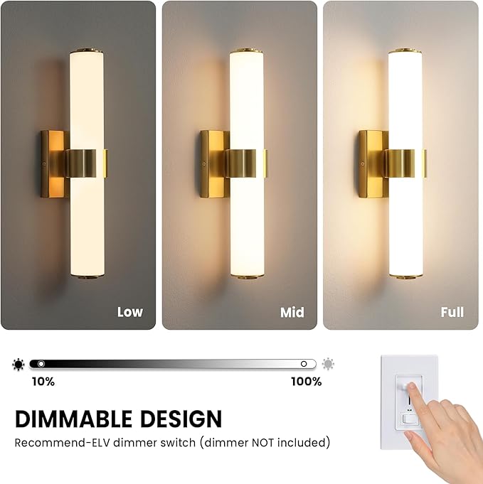 Gold Bathroom Light Fixtures - Image 7