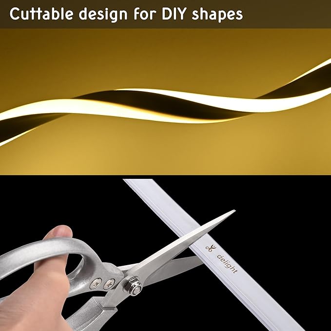 DELight 50FT Warm White Neon Rope Lights - Image 4