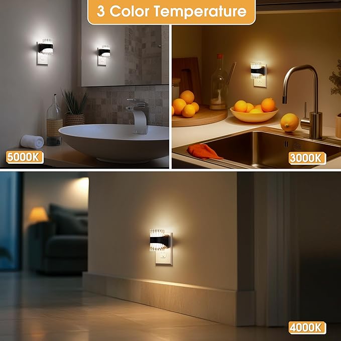 Night Light, Night Lights Plug into Wall, LED Clear Night Light - Image 5