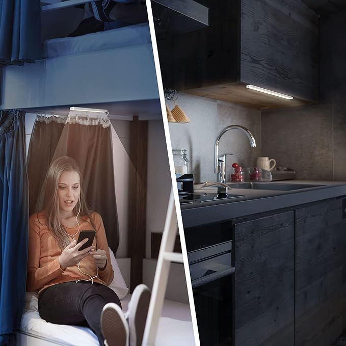2Pack LED Under Cabinet Lighting Dimmable Under Cabinet Lights - Image 2