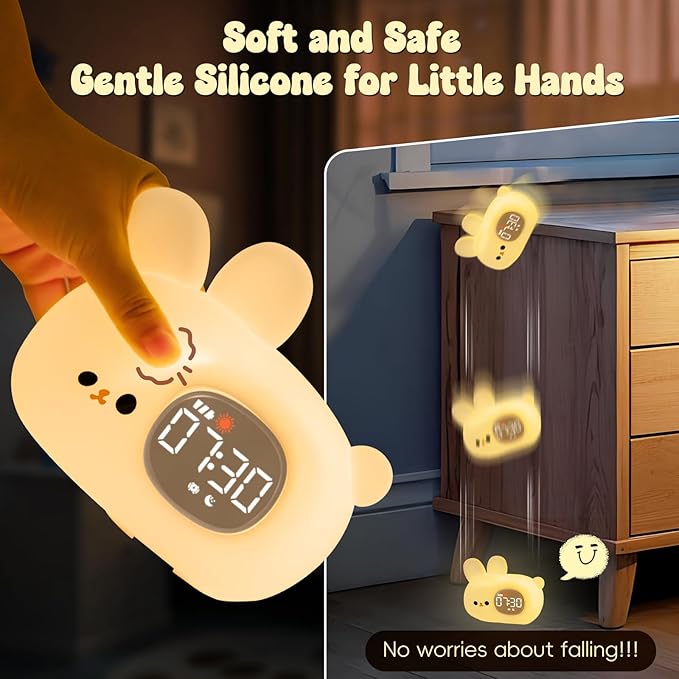 Bunny Alarm Clock with Night Light - Image 7