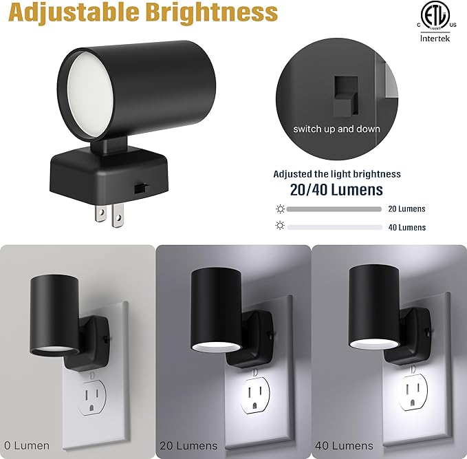 Led Night Light Plug in, Night Lights Plug into Wall Dusk to Dawn Sensor - Image 4