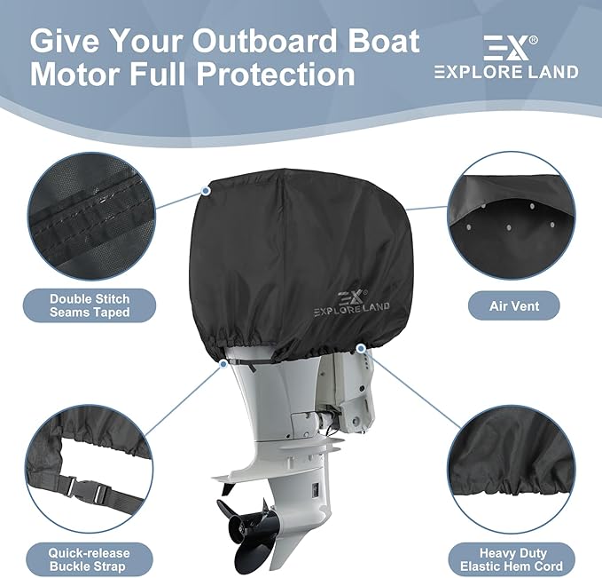 Explore Land Outboard Motor Cover - Image 5