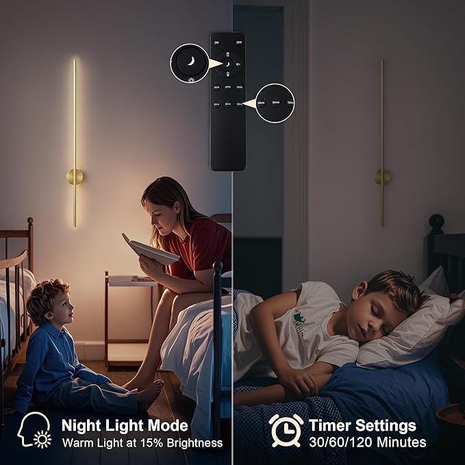 Motion Sensor Battery Operated Wall Sconce Set of Two - Image 7