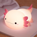 Axolotl Night Light for Kids, Cute Axolotl lamp Gifts Rechargeable light Table by Unknown