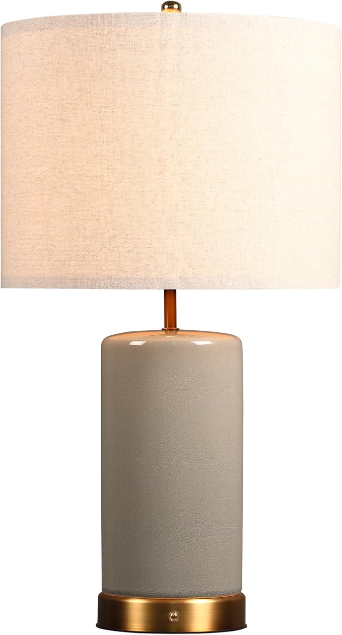 O’Bright Dune - Battery Powered Table Lamp, Rechargeable Cordless Ceramic Lamp by OBright