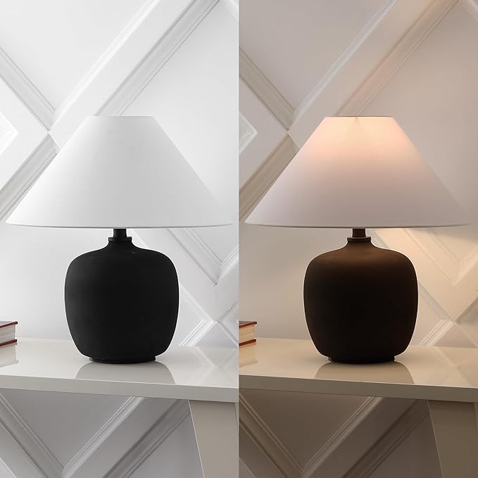 JONATHAN Y JYL5600A-SET2 Delphi 18.25" Minimalist Scandinavian Resin/Iron LED - Image 6