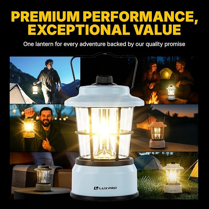LUXPRO Retro LED Lantern - Image 9