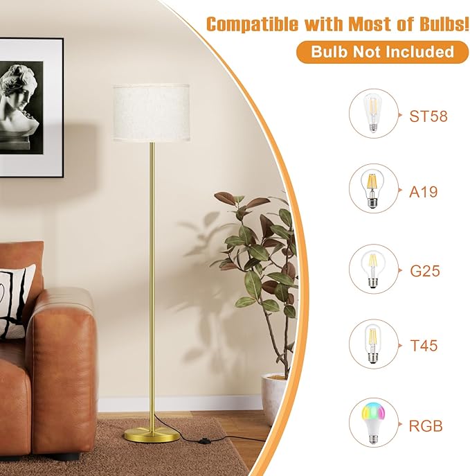 Ambimall 60'' Modern Floor Lamp - Image 2