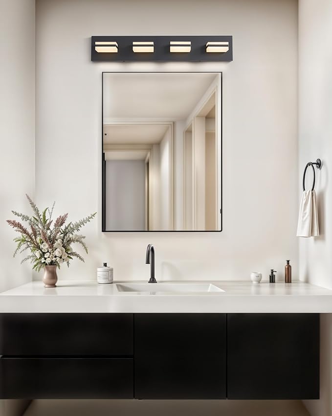 VONLUCE Bathroom Vanity Light Fixture, 4-Light Modern LED Vanity Light - Image 8