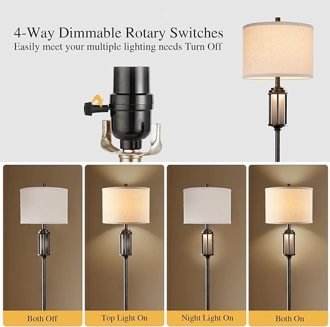 65'' Farmhouse Floor Lamp for Living Room - Image 3