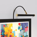 Cocoweb 9 Inch Tru-Slim Black and Brass Picture Light by Cocoweb