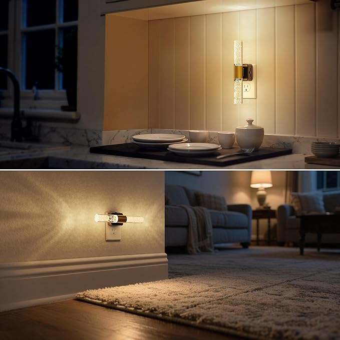DORESshop LED Night Light, Rotating Night Lights Plug into Wall, Auto Light - Image 6