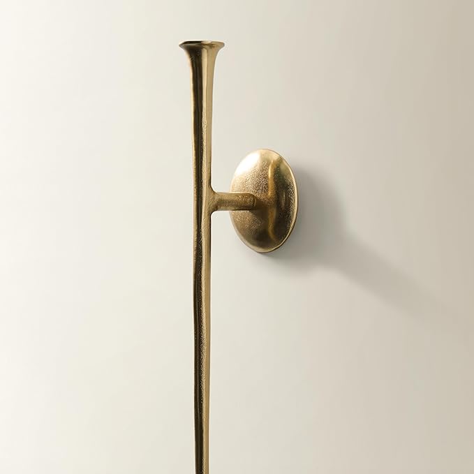 Z Gallerie One Piece Aspar Wall Sconce, Modern Candle Holder - Image 4