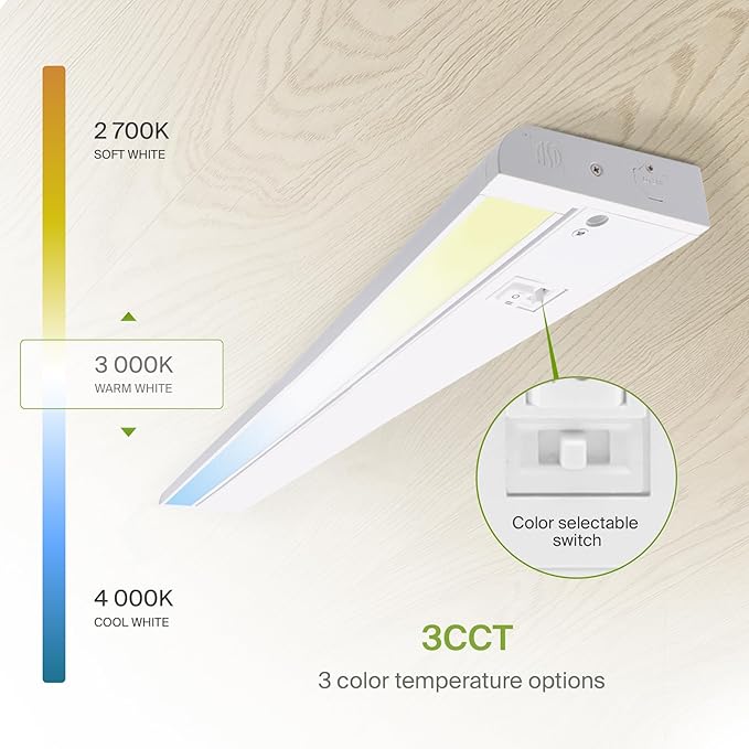 ASD Swivel LED Under Cabinet Lighting, 40 Inch 20W, Hardwired or Plug-in - Image 6