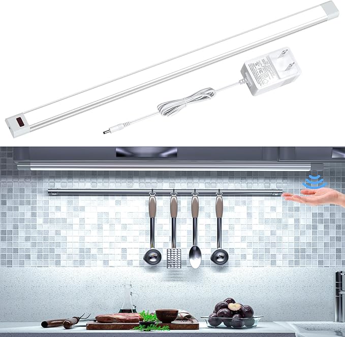 WOBANE Under Counter LED Lighting, Hand Wave Activated Lighting, Under Desk by WOBANE