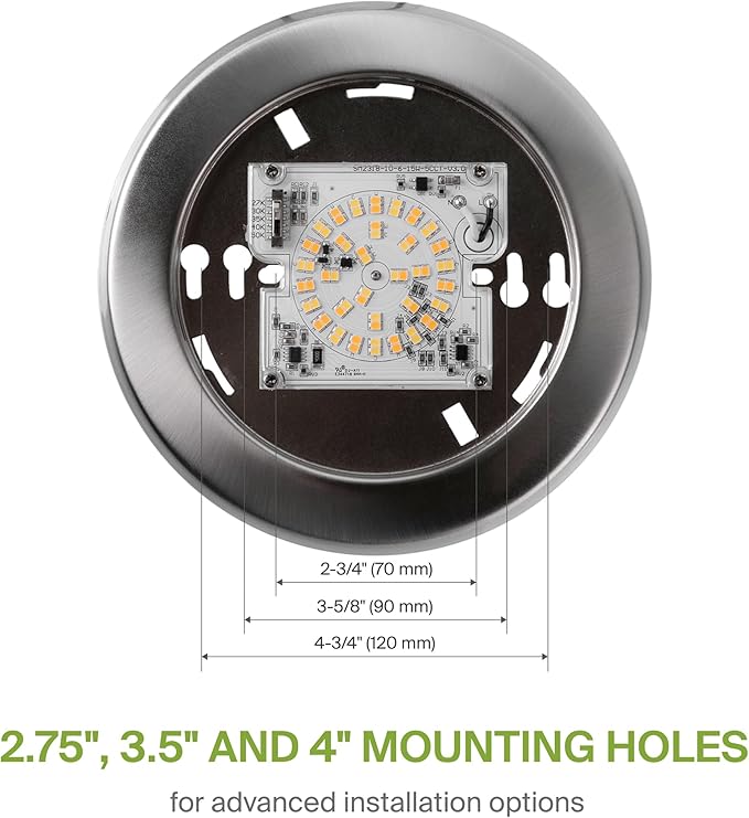 ASD 1 Pack LED Disk Lights 6 Inch, 15W 5CCT 2700K-5000K 1245LM CRI90+, Dimmable - Image 5
