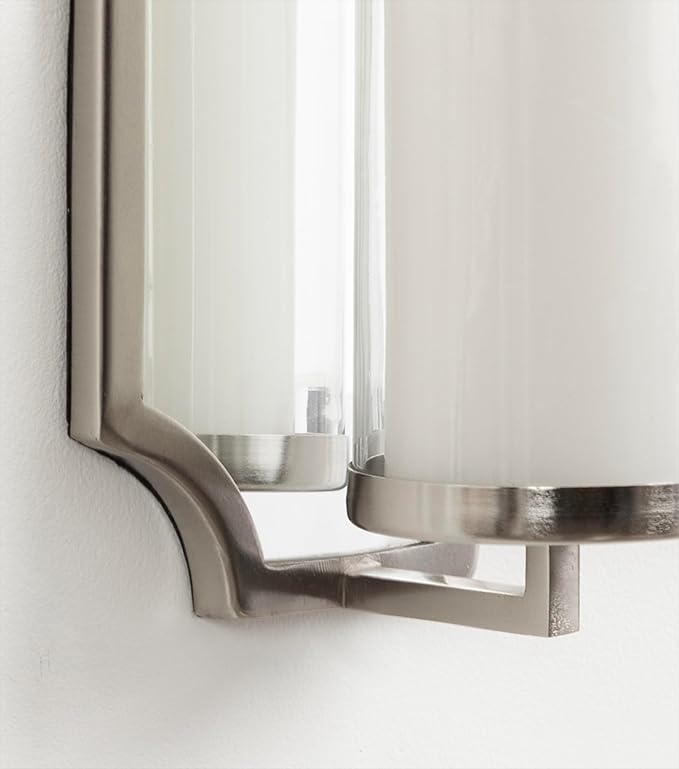 Kate and Laurel Ciel Glam Mirrored Wall Sconce; 6 x 5 x 16; Silver; Traditional - Image 5