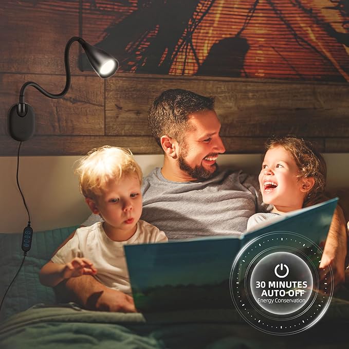 Wall-Mounted LED Bedside Reading Light - Image 5