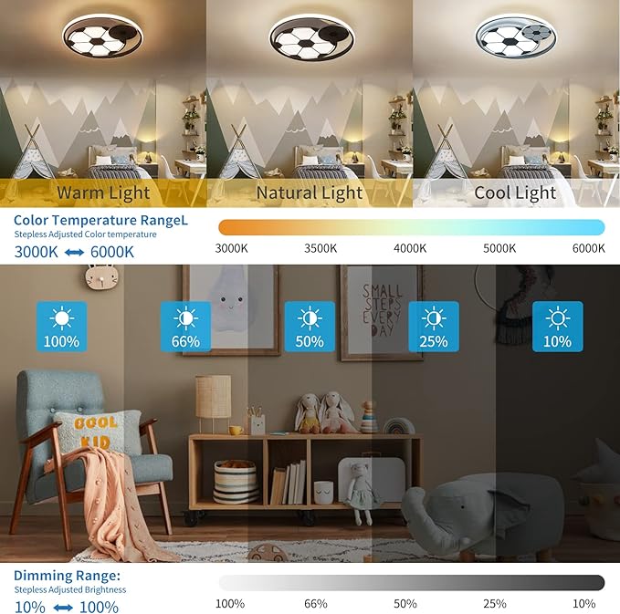 Modern Ceiling Light LED Kids Room Ceiling Lamp - Image 5
