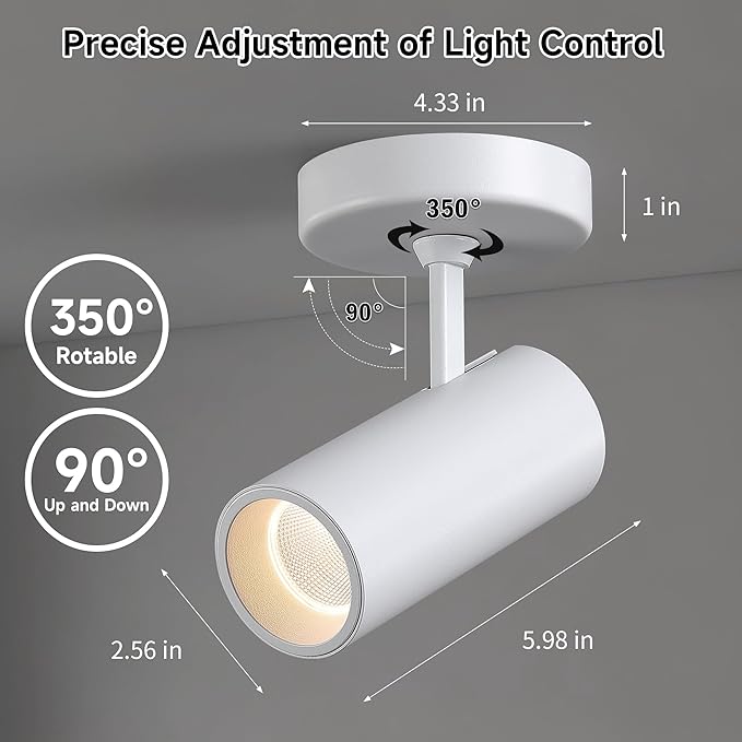 12W LED Dimmable Ceiling Spotlight Indoor - Image 2