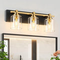 3 Light Modern Bathroom Light Fixtures Over Mirror, E26 Socket by BRKNIT