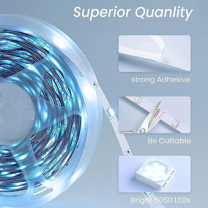 VOLIVO Led Strip Lights 130ft, 44Key IR Remote Control Led Light Strip - Image 6