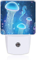 Magic Glowing Jellyfish and Seahorse Night Light Plug into Wall, Beautiful by sndheke