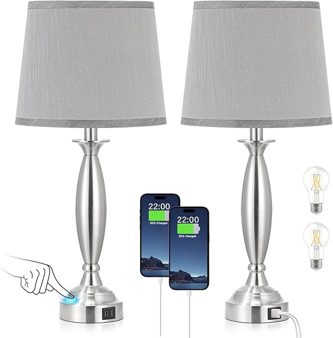 Bedrooms Touch Control Bedside Lamp - Image 8