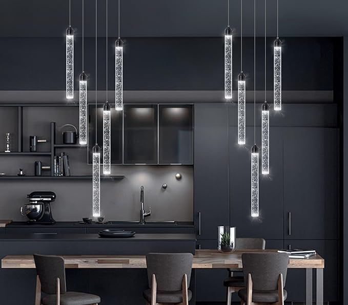 Crystal Pendant Light Mini Chandelier Bubble Pendant Lighting - Image 9