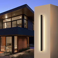 Modern Outdoor Wall Lights, 31.5Inch Black LED 3000K IP65 Waterproof Outdoor by TraLiGu