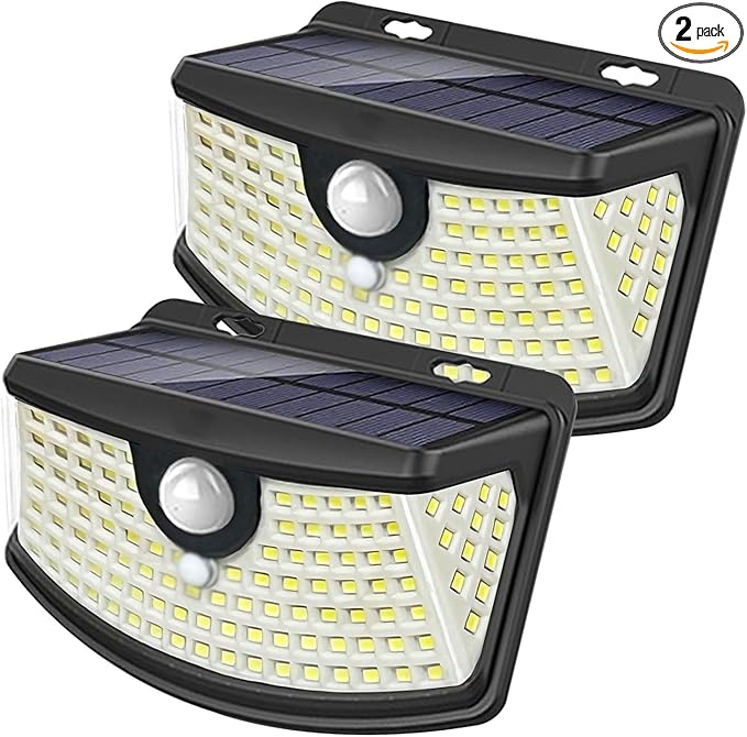 Aootek New Solar Motion Sensor Lights 120 LEDs by Lightupeveryconer
