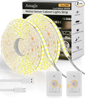 Rechargeable Motion Sensor COB LED Lights Strips, 2 Pack 6.56FT Motion by Amagle