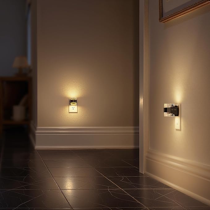 Briignite LED Night Light Plug into Wall, Dimmable Night Light - Image 5