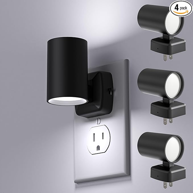Led Night Light Plug in, Night Lights Plug into Wall Dusk to Dawn Sensor by FWASTT
