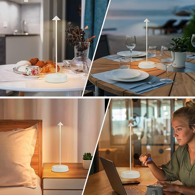 Cordless Table Lamps Rechargeable, 6000mAh LED Battery Operated Desk Lamp - Image 5