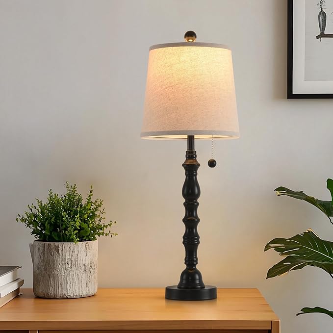 Terpsichore Lamps for Living Room Modern Farmhouse Table Lamp Bedside Reading by Terpsichore