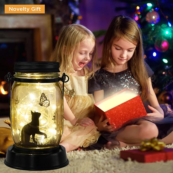 Styleonme Outdoor Solar Lanterns, Cat Lovers Gifts, Mother's Day Lantern Gifts - Image 4