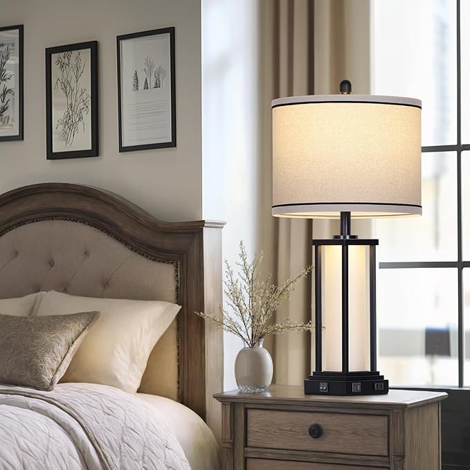 27" Tall Vintage Table Lamp - Image 7