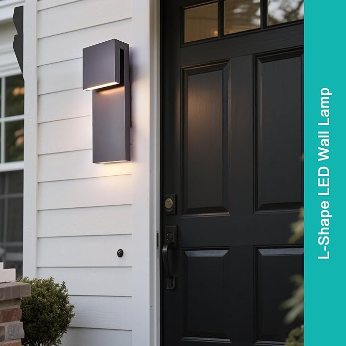 Outdoor Wall Lights Modern Exterior Lighting Fixtures, 3000K Integrated LED - Image 4