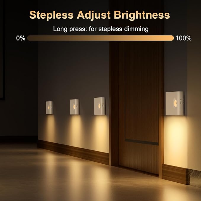 YiaMia Stair Lights Motion Sensor Indoor, Wireless Under Cabinet Lighting - Image 5