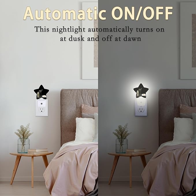 Zen Spa Night Light Plug-in Dusk to Dawn Smart Sensor White Led Nightlight - Image 4