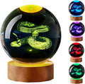 Large Snake Crystal Ball Night Light by Unknown